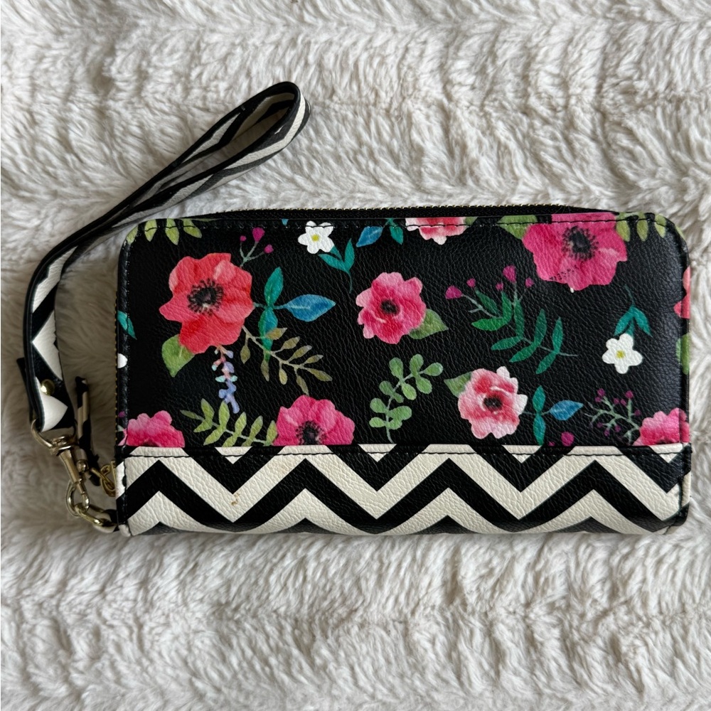 Floral Women's Wristlet